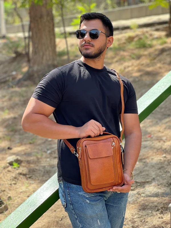 کیف رودوشی چرم ماهر مدل MA-213