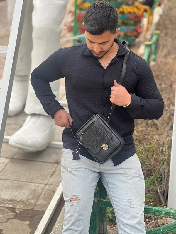 کیف رودوشی چرم طبیعی مدل MA-199